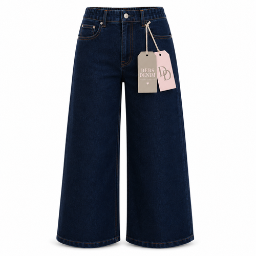 Debs Denim High Waist Wide Leg Jeans